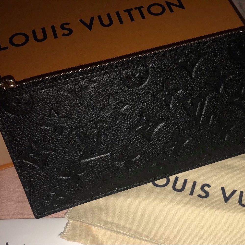 Louis Vuitton Empreinte Noir Zippered Pouch